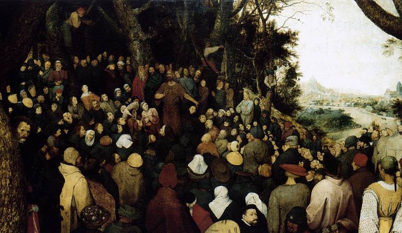 Pieter Bruegel the Elder The Sermon of St John the Baptist